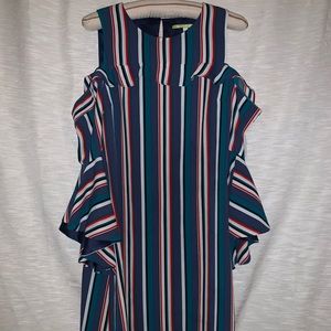 Peak a boo shoulder dress